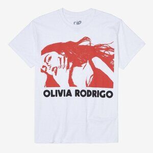 Olivia Rodrigo Guts Red Stencil T-Shirt LARGE New With Tags